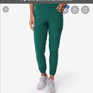 Figs XSP hunter green joggers